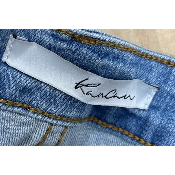 KANCAN Lt Wash DESTROYED Jeans SZ 1/24 - Picture 3 of 6